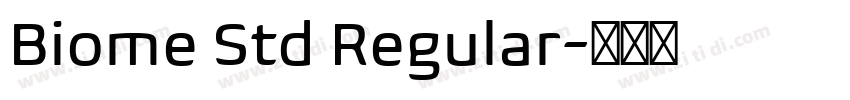 Biome Std Regular字体转换